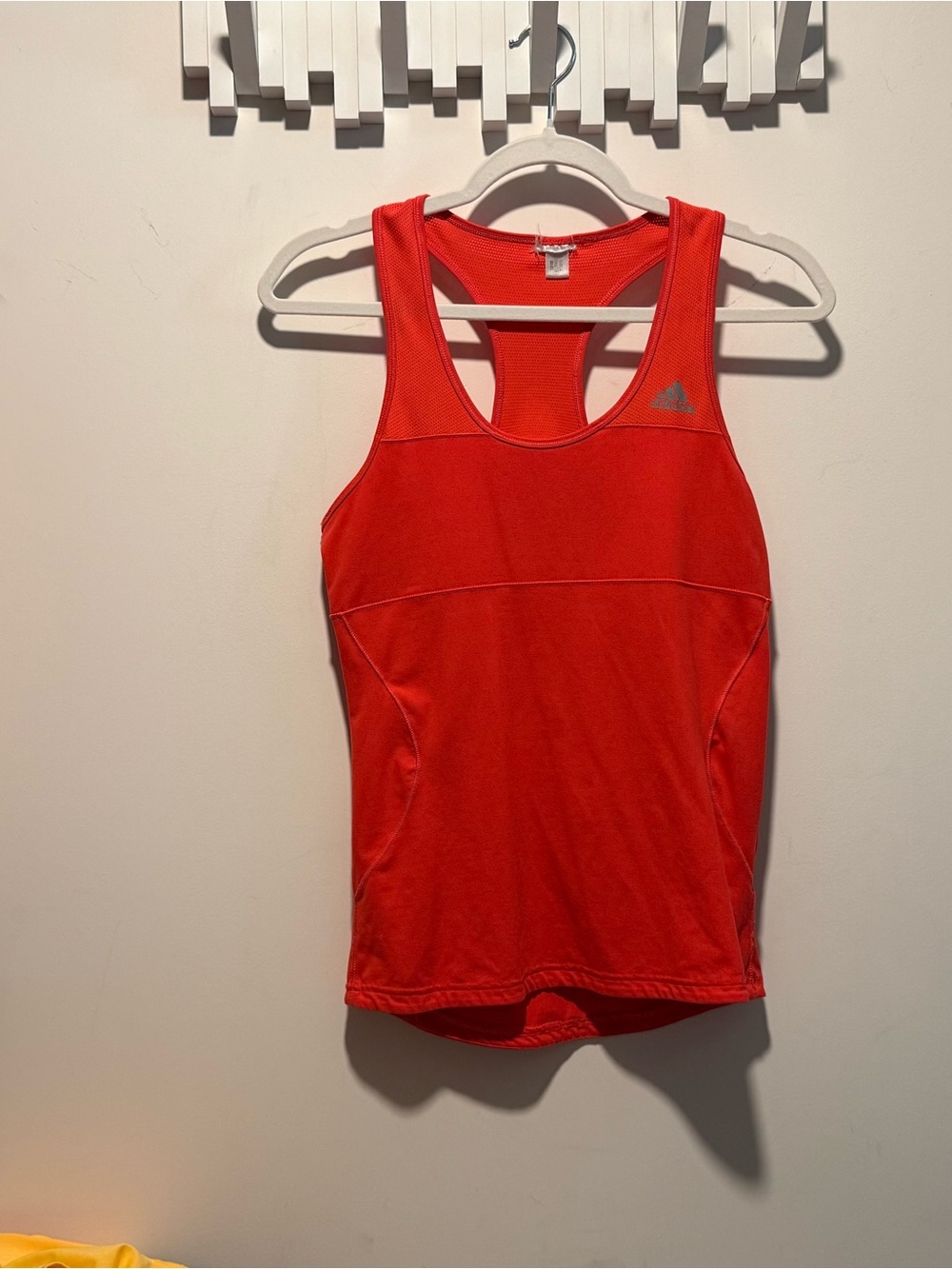 adidas Red Racerback Athletic Tank Top